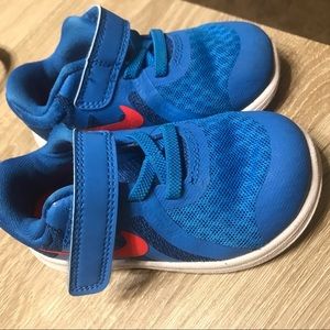 Blue nike toddler boy shoes
